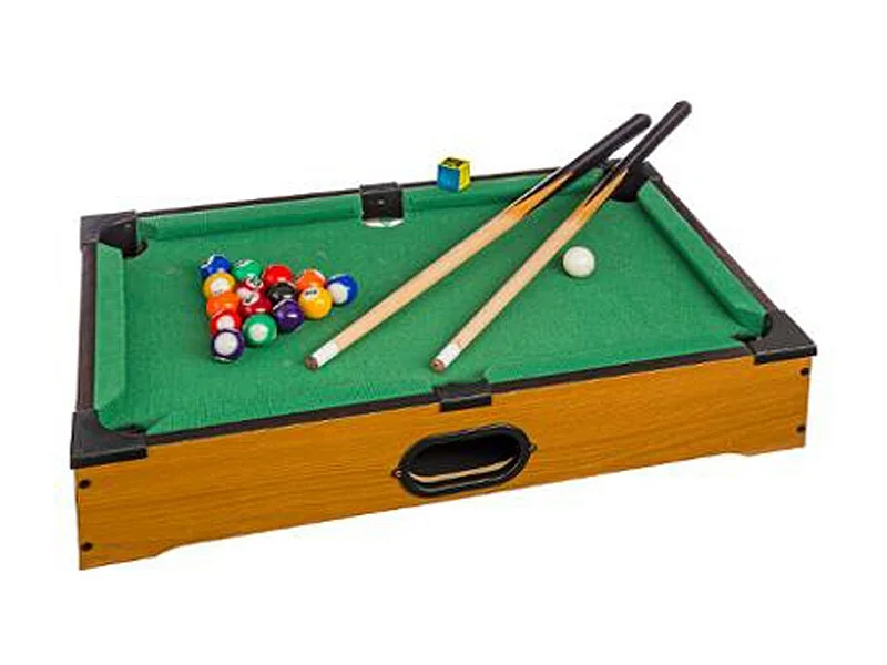 Mini Billard de Table "Tactique" 51cm Naturel