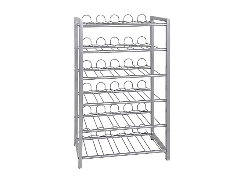 Casier à bouteilles en métal - H90 cm