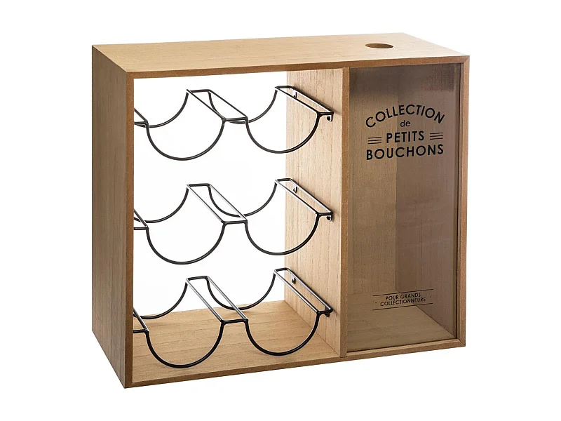 Casier Range-Bouteilles "Loft" 40cm Naturel