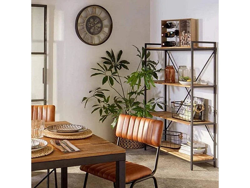 Casier Range-Bouteilles "Loft" 40cm Naturel