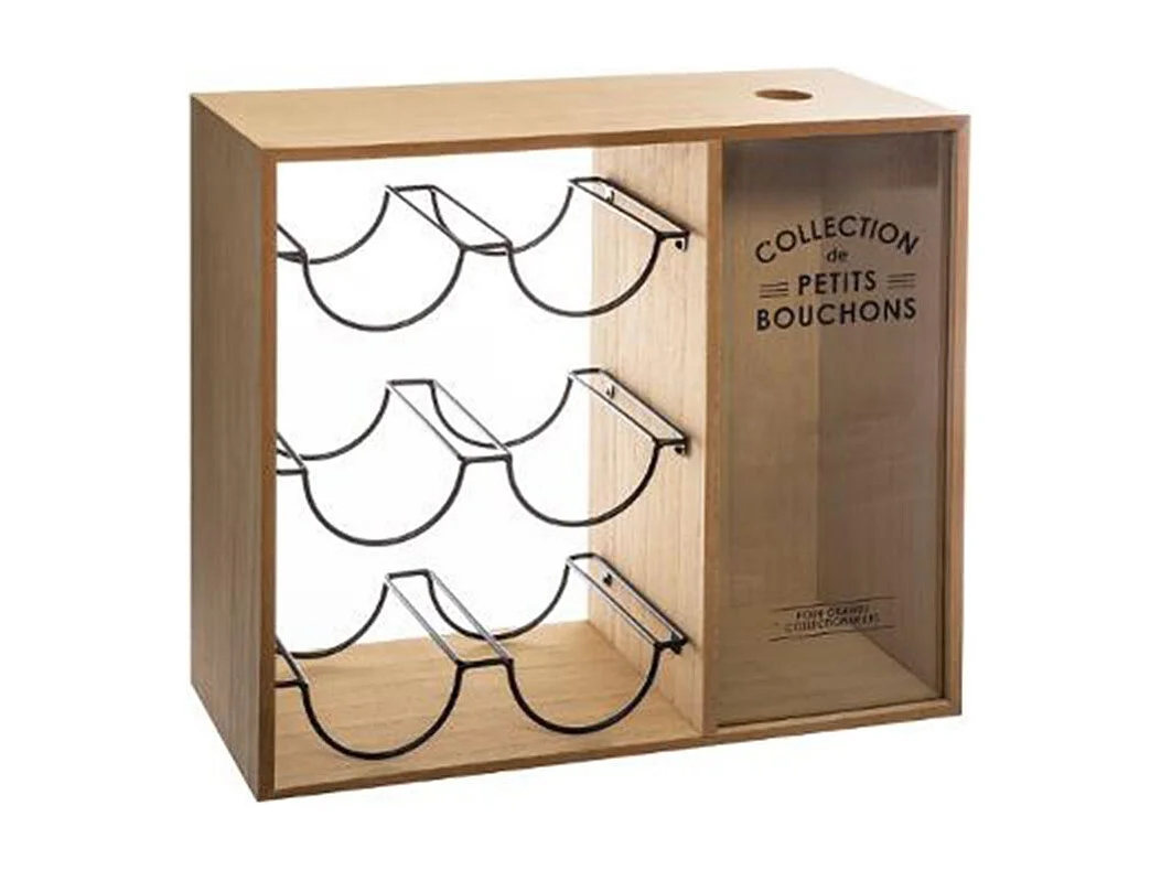 Casier Range-Bouteilles "Loft" 40cm Naturel