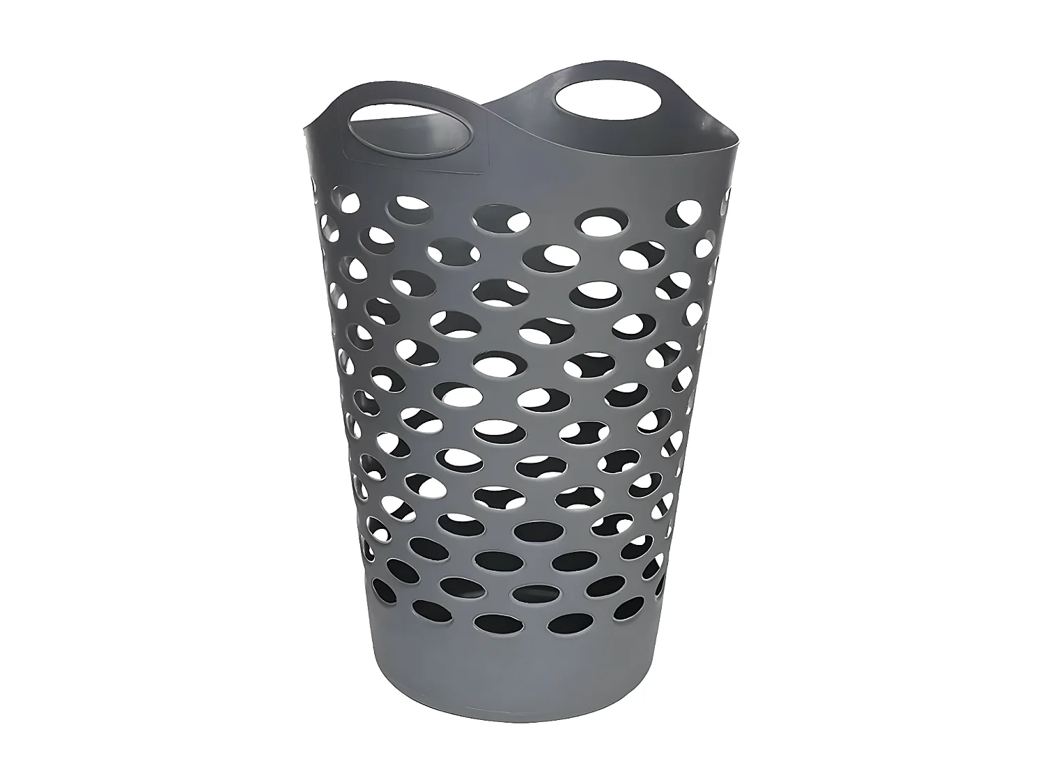 Panier à Linge "Flex" 60L Gris Béton