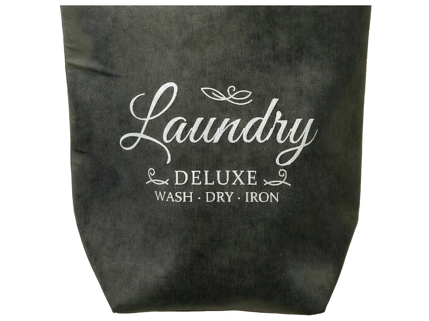 Panier à Linge en Velours "Trio" 60cm Kaki