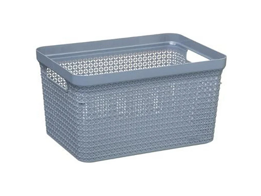 Panier de Rangement "Scandi" 5L Gris
