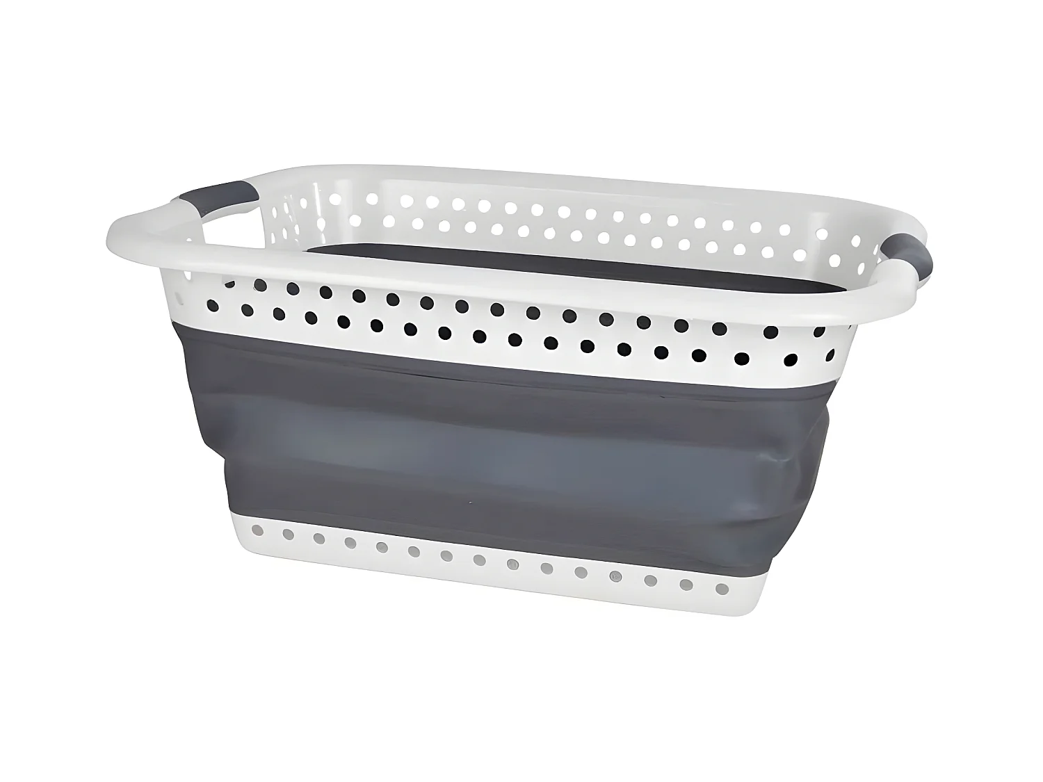 Panier à Linge "Rétractable" 37L Anthracite