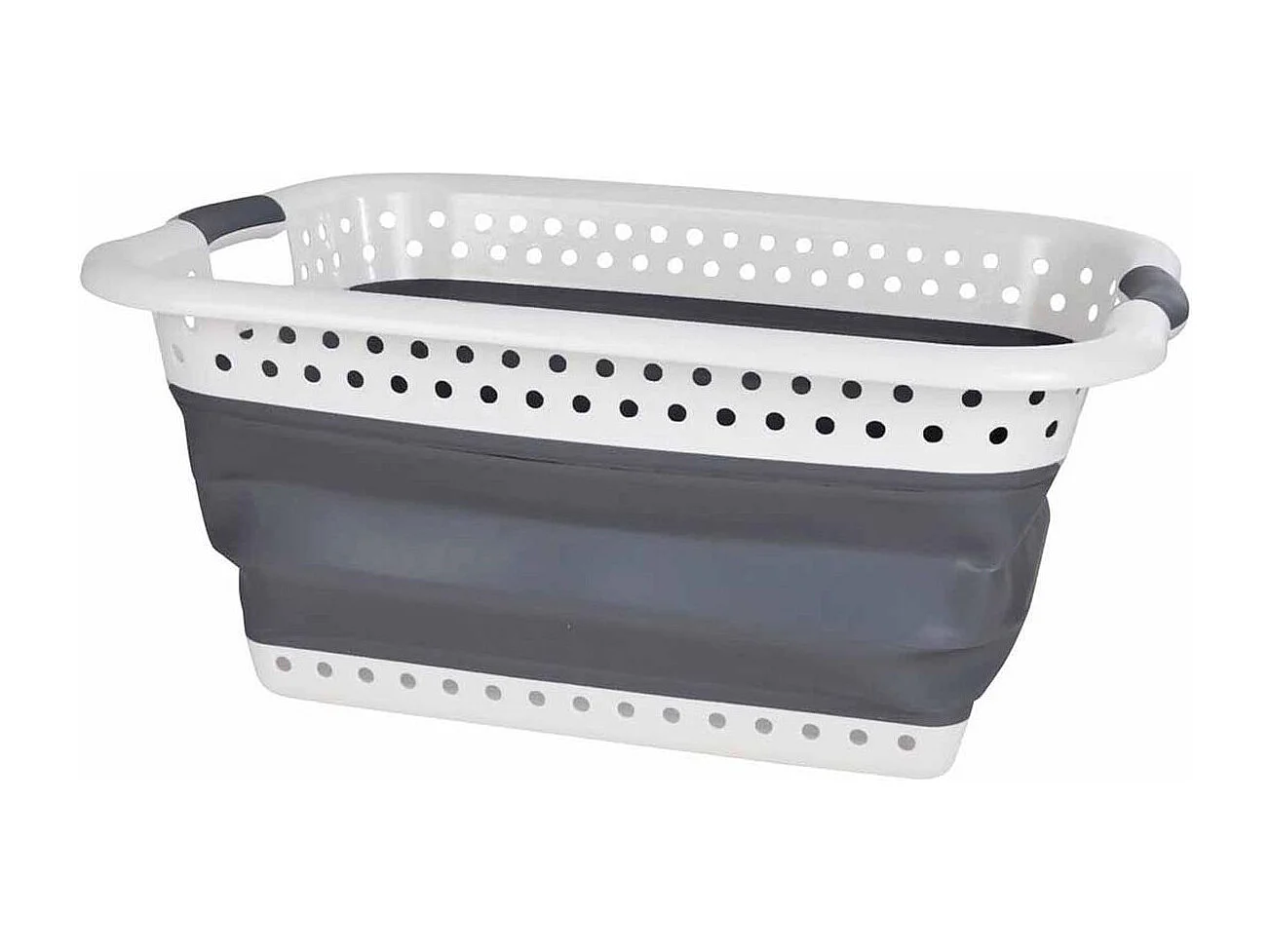 Panier à Linge "Rétractable" 37L Anthracite