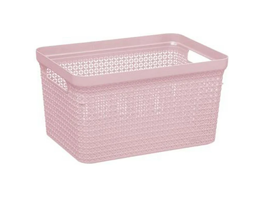 Panier de Rangement "Scandi" 5L Rose