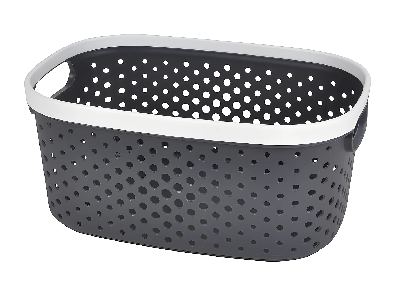 Panière à Linge "Ajourée" 3,5L Anthracite