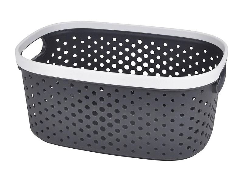 Panière à Linge "Ajourée" 3,5L Anthracite