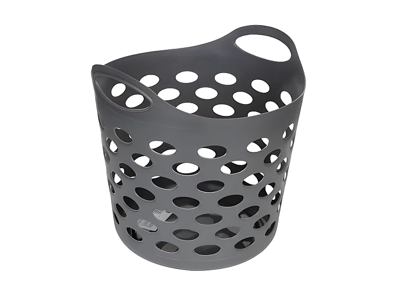 Panier à Linge "Flex" 28L Gris Béton