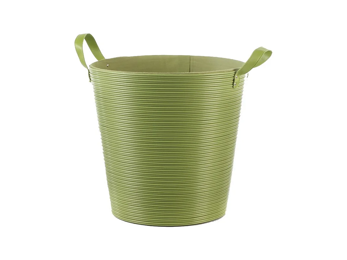 Panier à Linge Plastique Vert 40cm