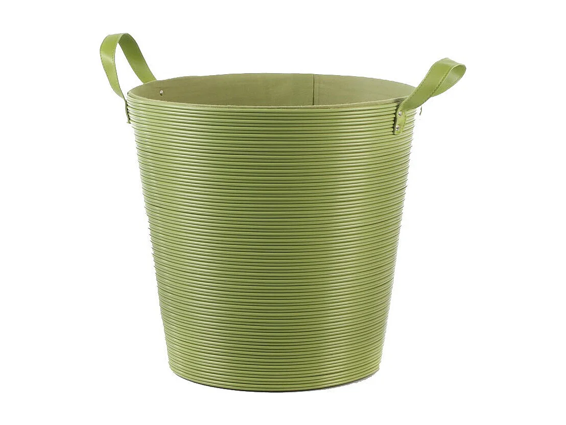 Panier à Linge Plastique Vert 40cm