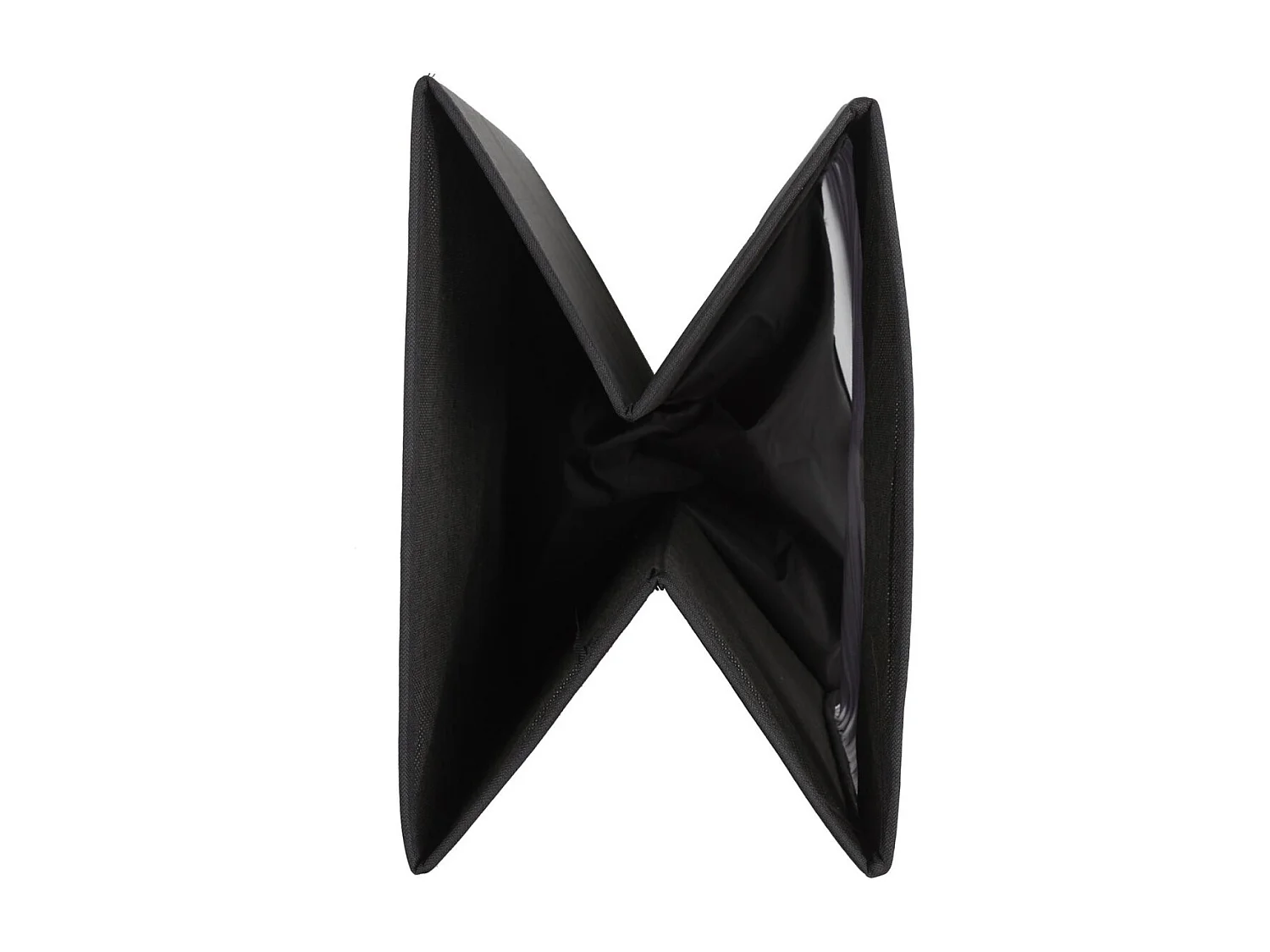 Panier à Linge Carré "Pop Up" 30cm Noir