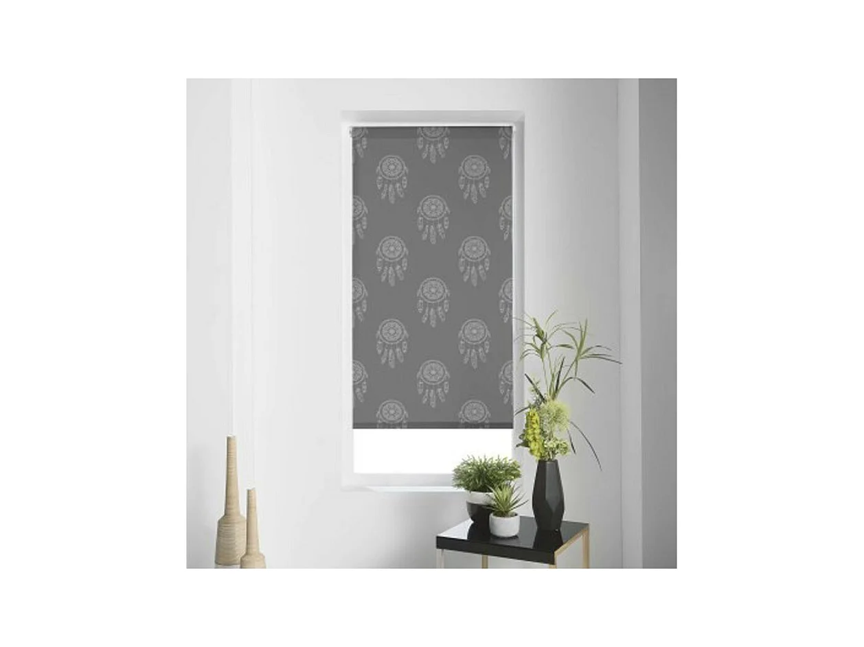 Store Enrouleur Tamisant "Kaya" 45x180cm Gris