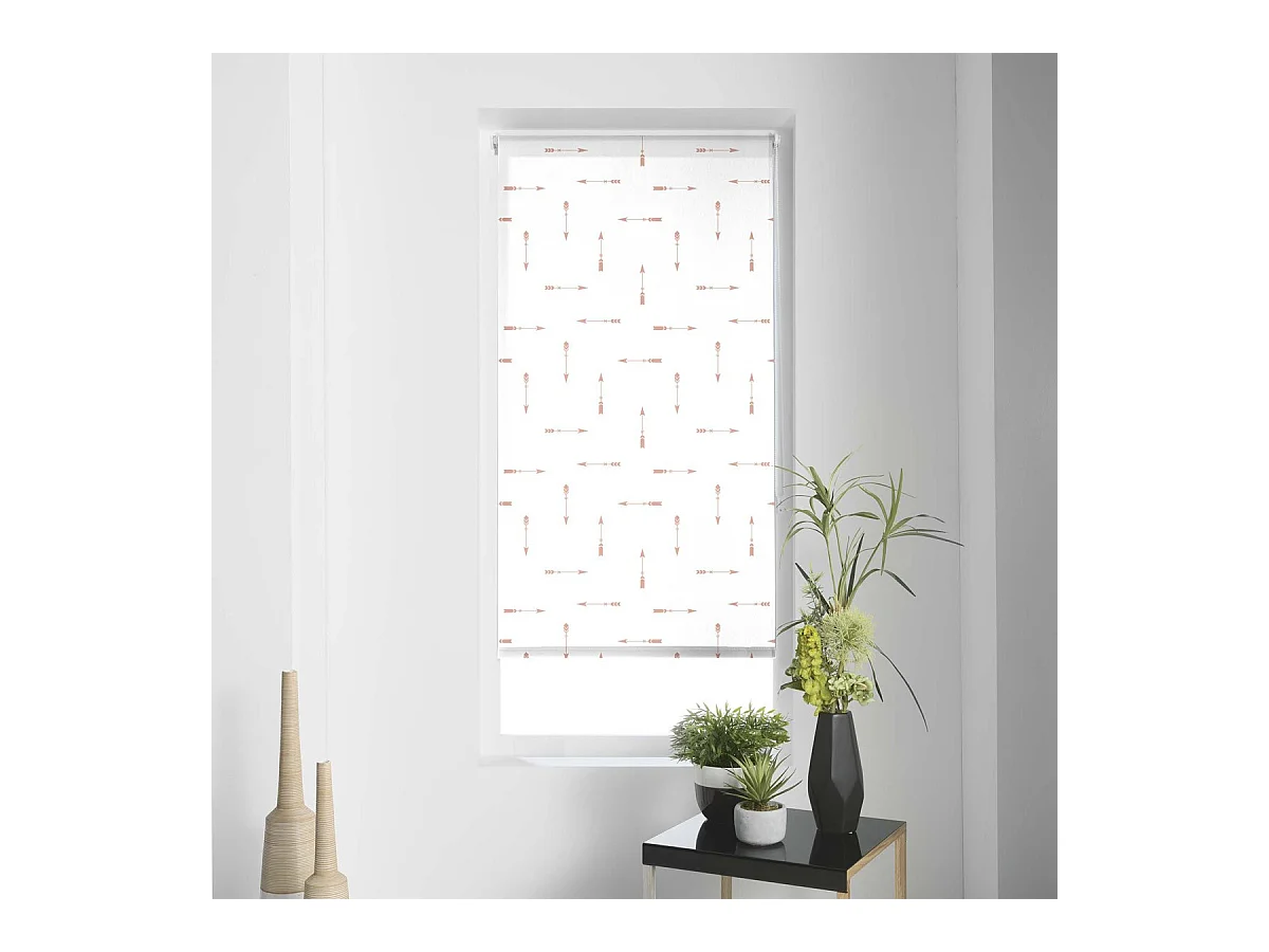 Store Enrouleur Tamisant "Flechaline" 60x180cm Blanc