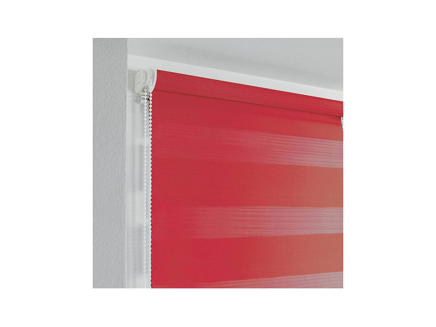 Store Enrouleur Jour Nuit "Daynight" 90x180cm Rouge