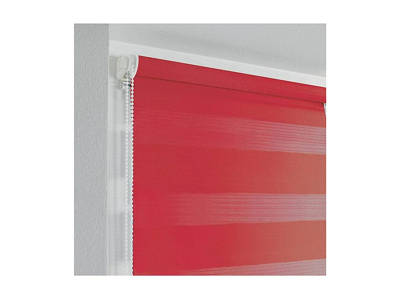 Store Enrouleur Jour Nuit "Daynight" 90x180cm Rouge