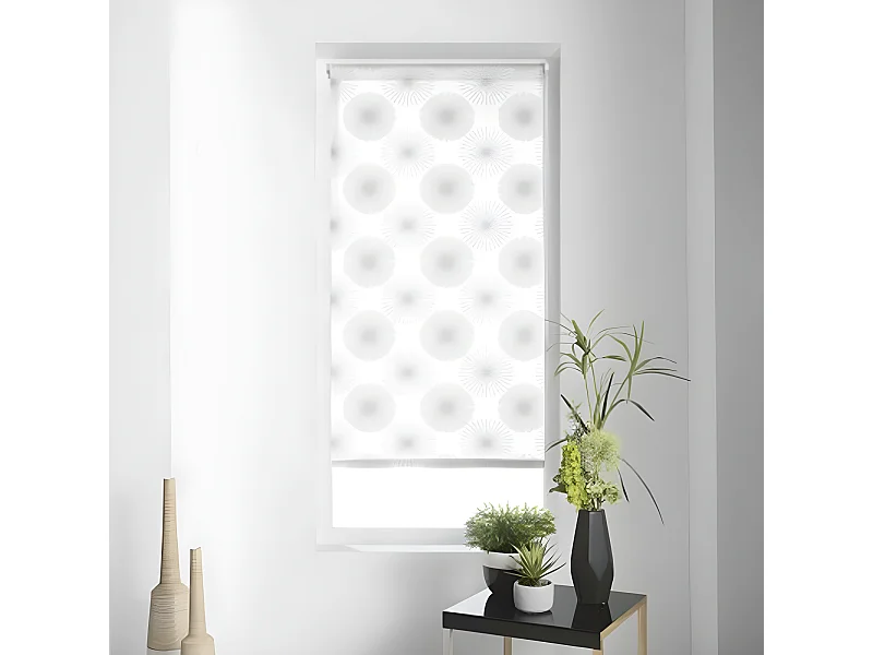 Store Enrouleur Tamisant "Ozonia" 90x180cm Blanc