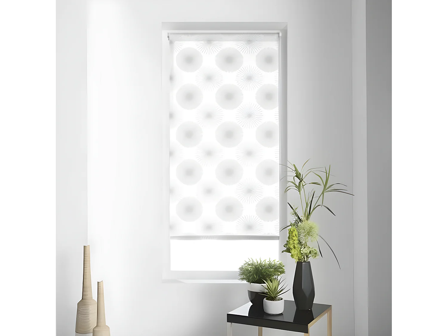 Store Enrouleur Tamisant "Ozonia" 90x180cm Blanc