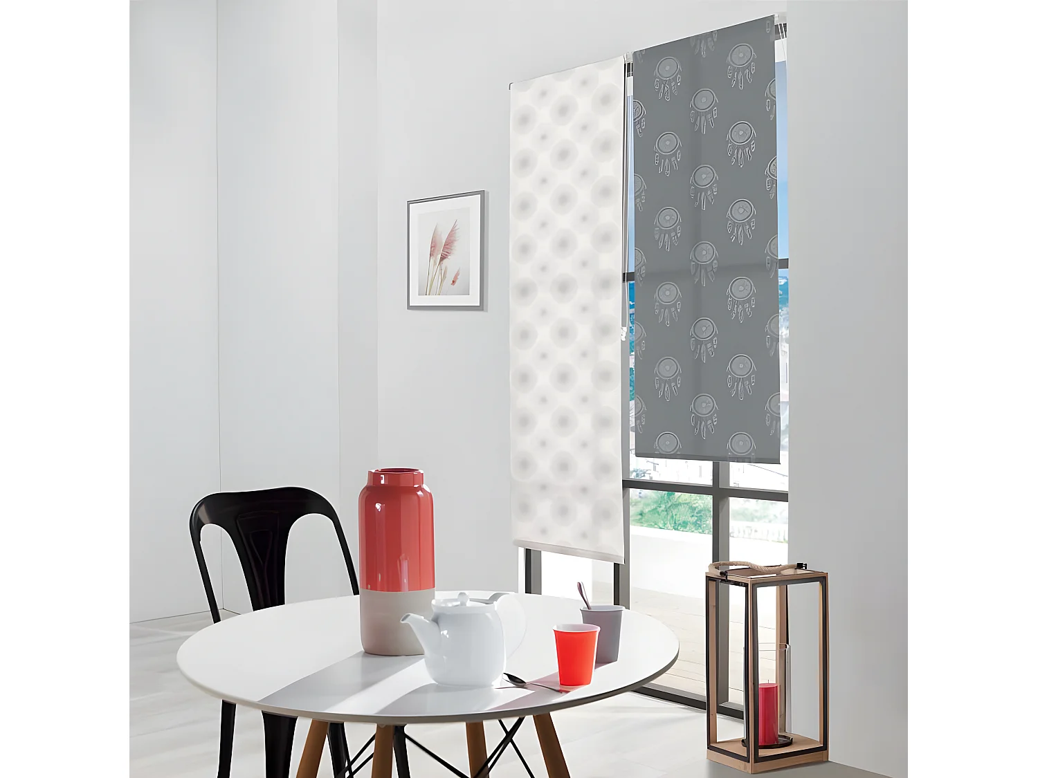 Store Enrouleur Tamisant "Ozonia" 90x180cm Blanc