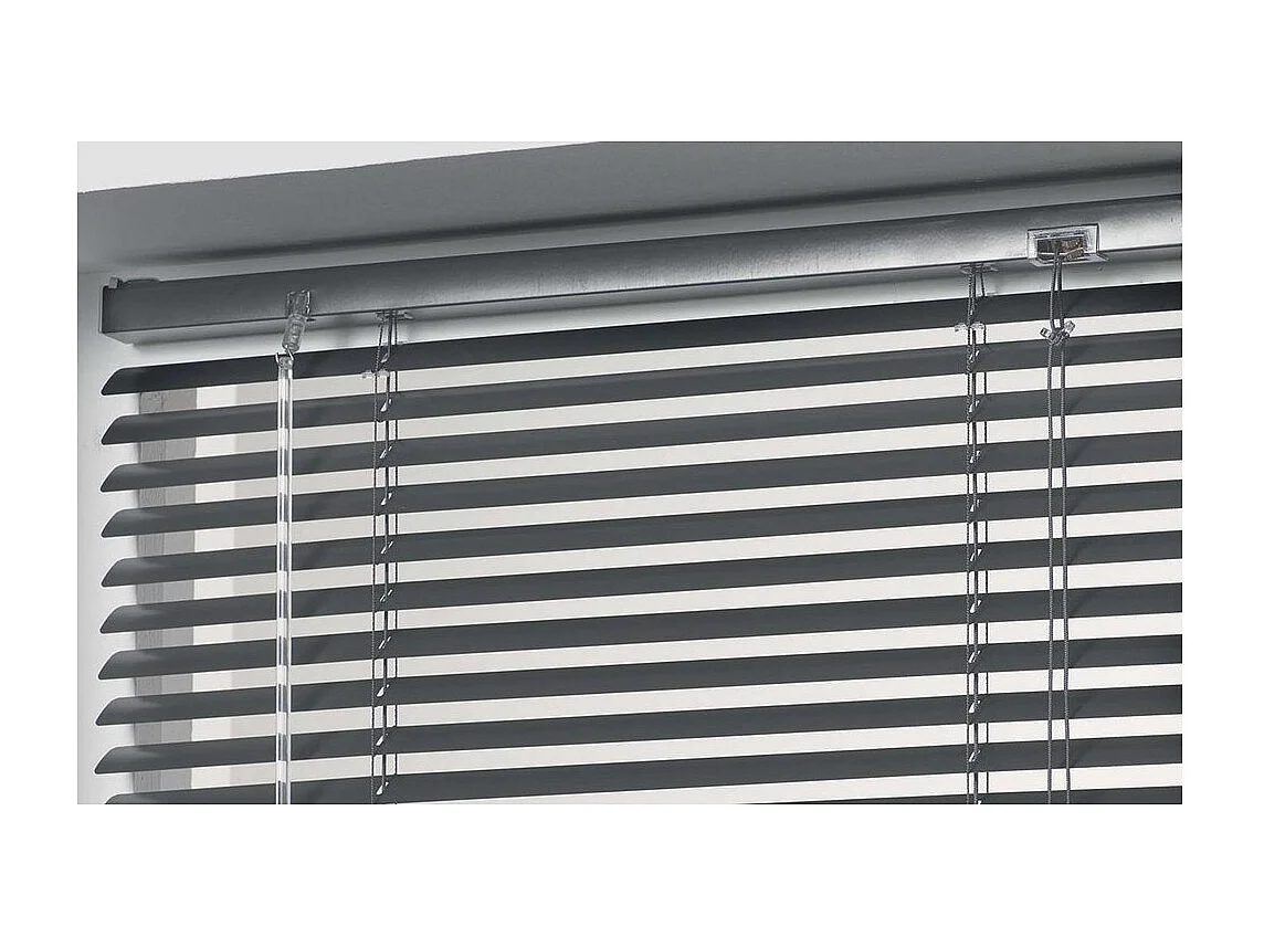 Store à Lamelles "Vénitien" 40x130cm Anthracite
