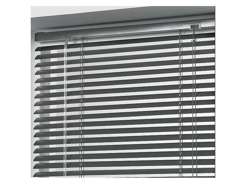 Store à Lamelles "Vénitien" 40x130cm Anthracite