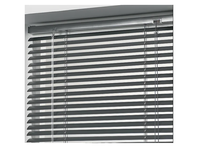 Store à Lamelles "Vénitien" 40x130cm Anthracite