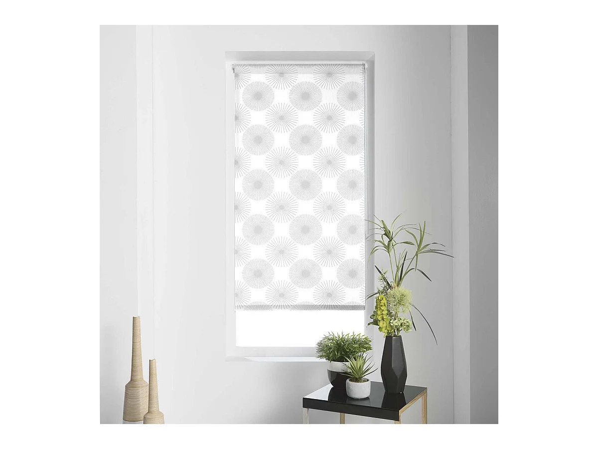 Store Enrouleur Tamisant "Ozonia" 120x180cm Blanc