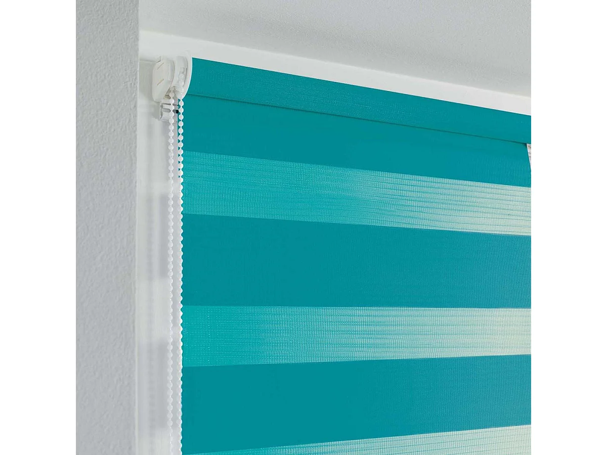 Store Enrouleur Jour Nuit "Daynight" 90x180cm Bleu