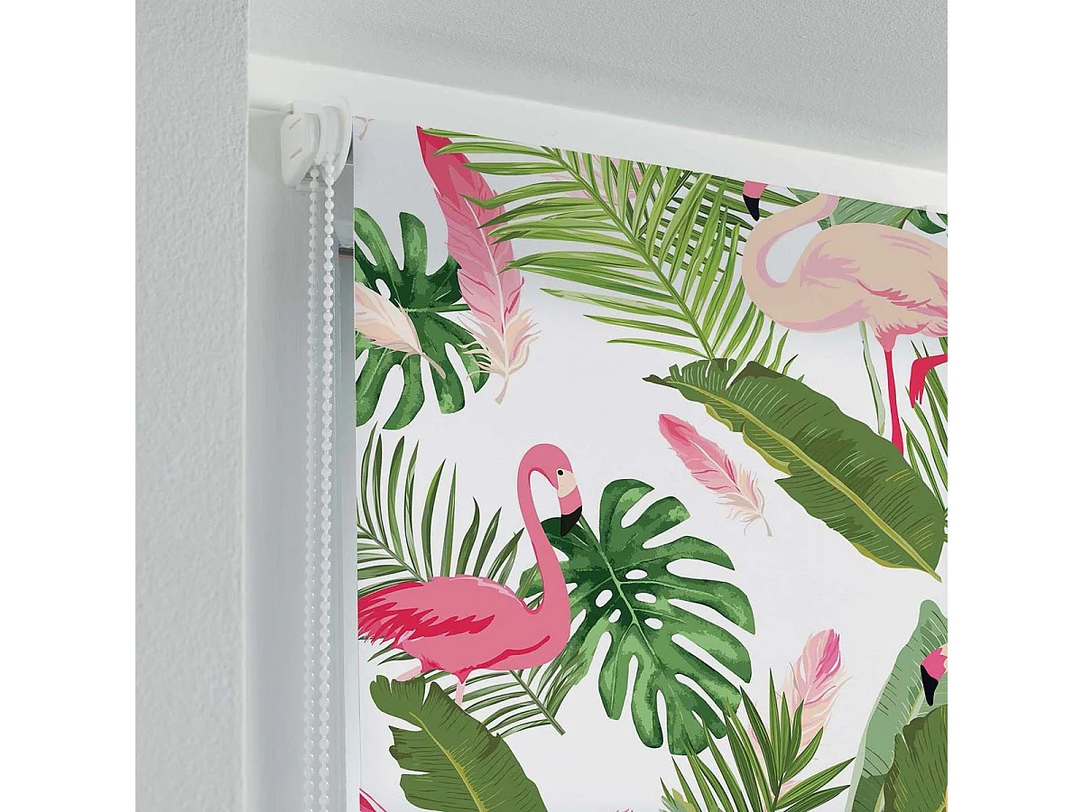 Store Enrouleur Tamisant "Zootica" 60x180cm Vert