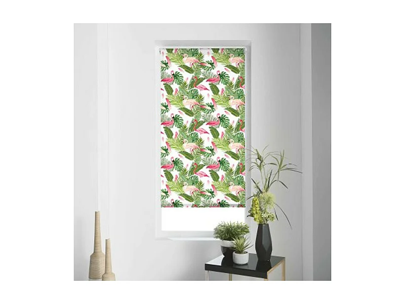 Store Enrouleur Tamisant "Zootica" 60x180cm Vert