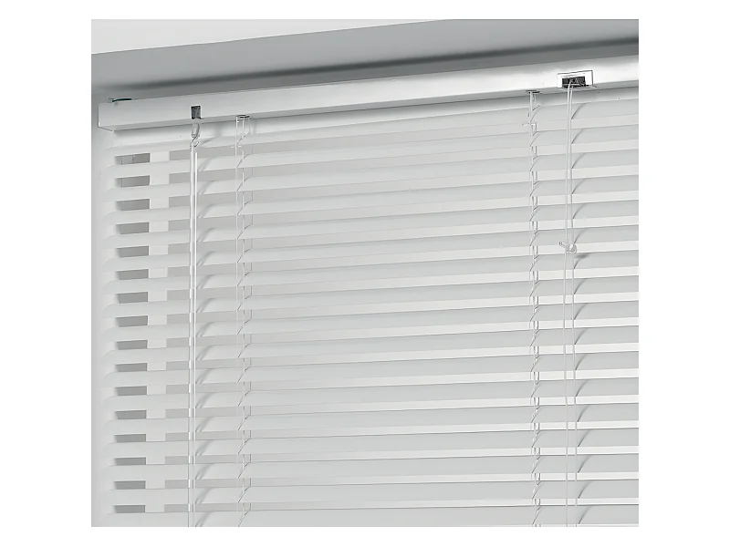 Store à Lamelles "Vénitien" 60x130cm Blanc