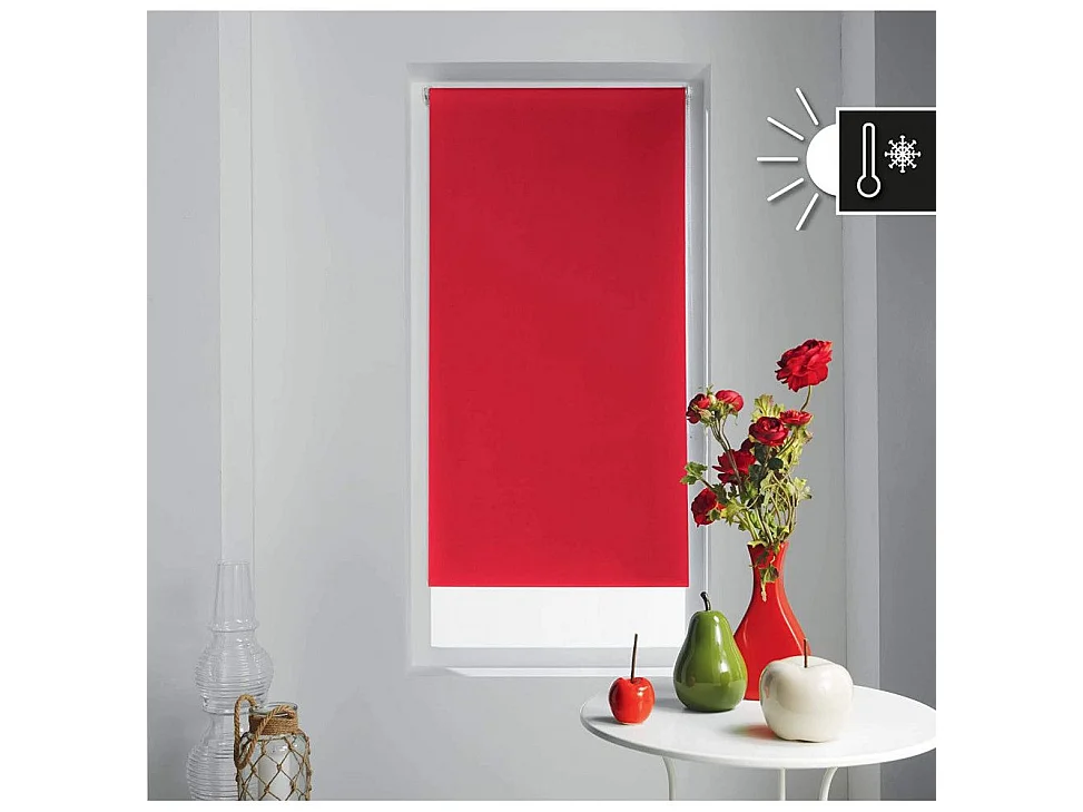 Store Enrouleur Occultant "Occult" 90x180cm Rouge