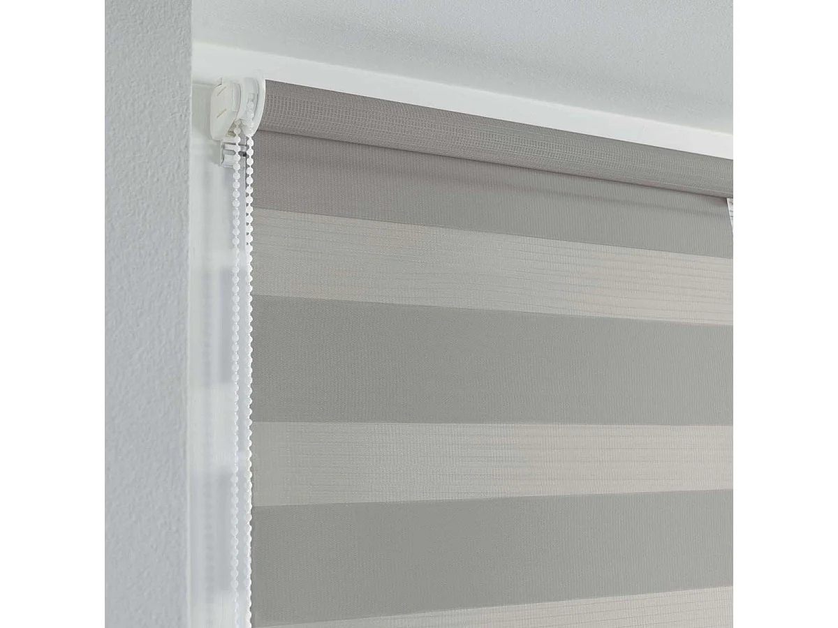 Store Enrouleur Jour Nuit "Daynight" 45x180cm Taupe