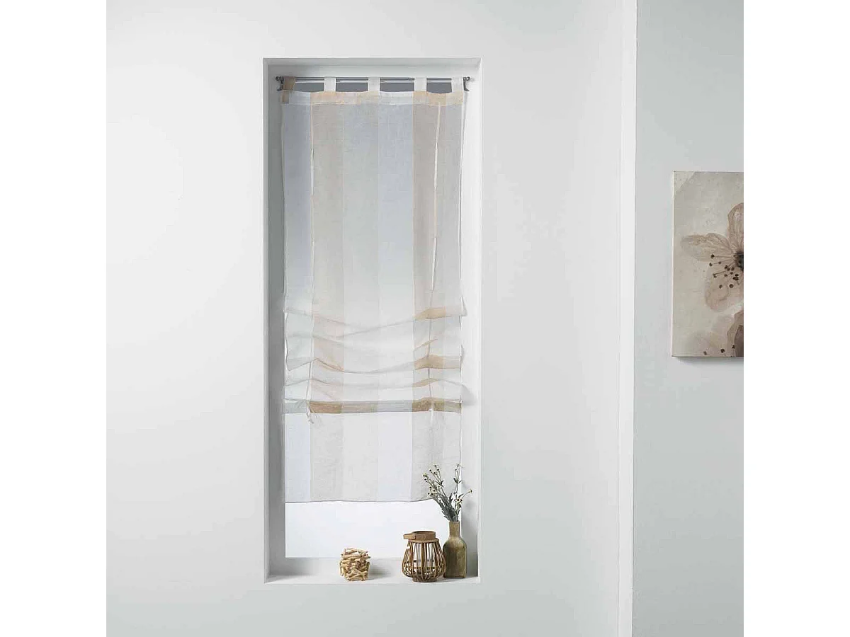 Store Voilage "Balina" 90x180cm Naturel