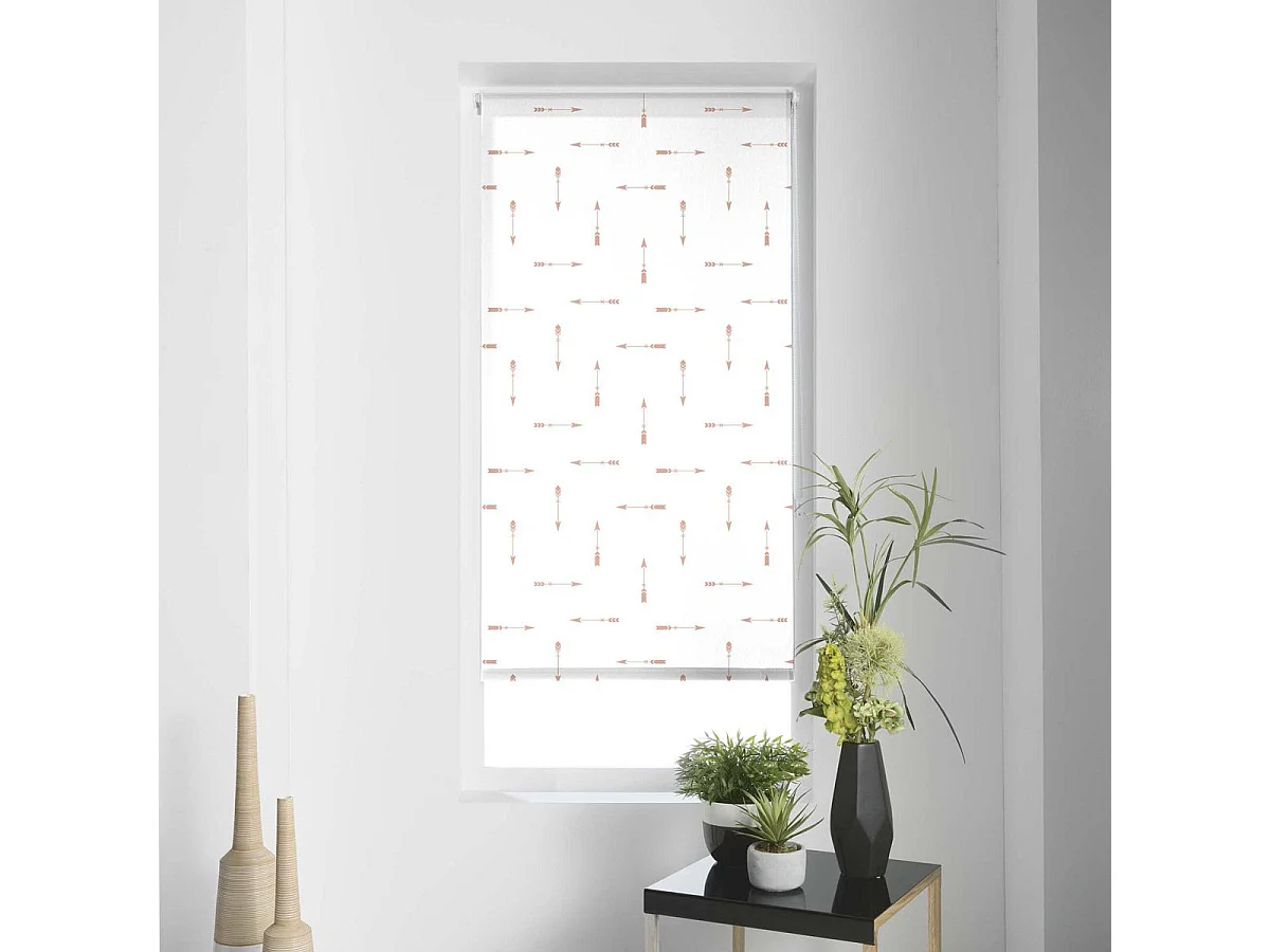 Store Enrouleur Tamisant "Flechaline" 120x180cm Blanc