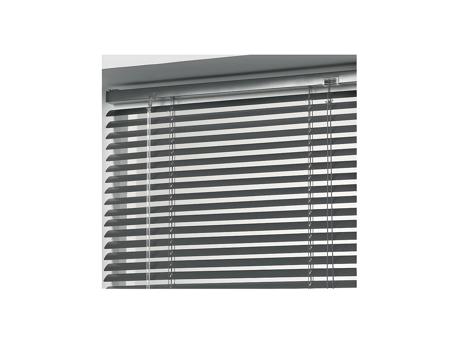 Store à Lamelles "Vénitien" 60x180cm Anthracite