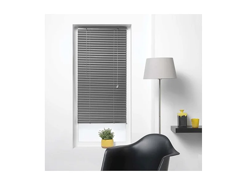 Store à Lamelles "Vénitien" 60x180cm Anthracite