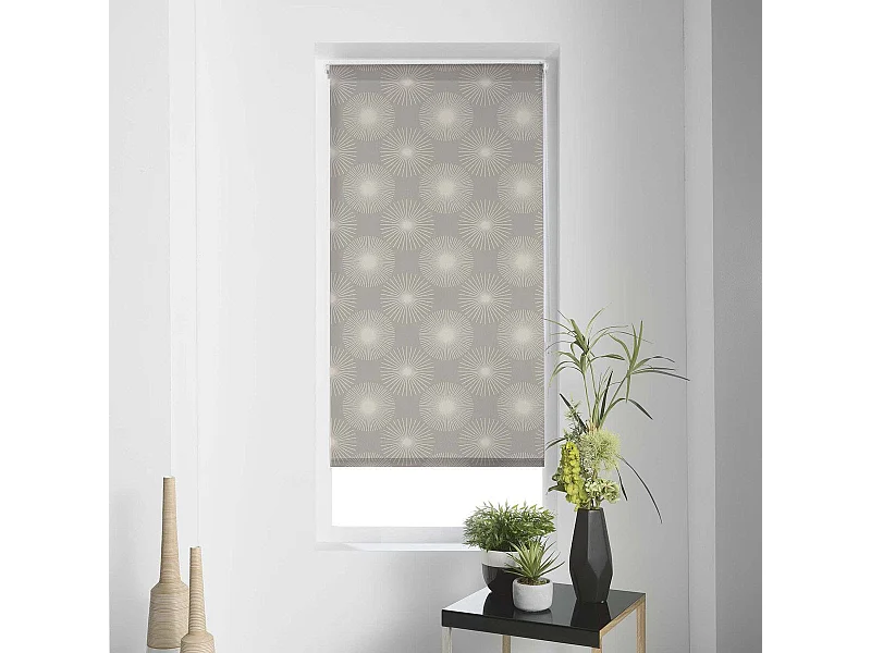 Store Enrouleur Tamisant "Ozonia" 120x180cm Taupe