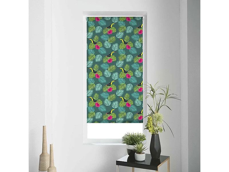 Store Enrouleur Tamisant "Domingo" 120x180cm Vert