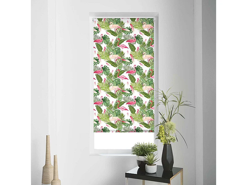 Store Enrouleur Tamisant "Zootica" 120x180cm Vert