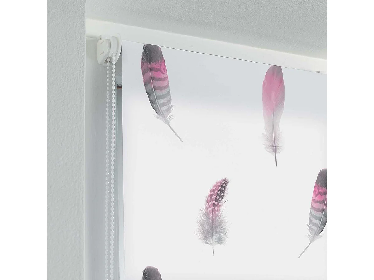 Store Enrouleur Tamisant "Plumala" 60x90cm Blanc