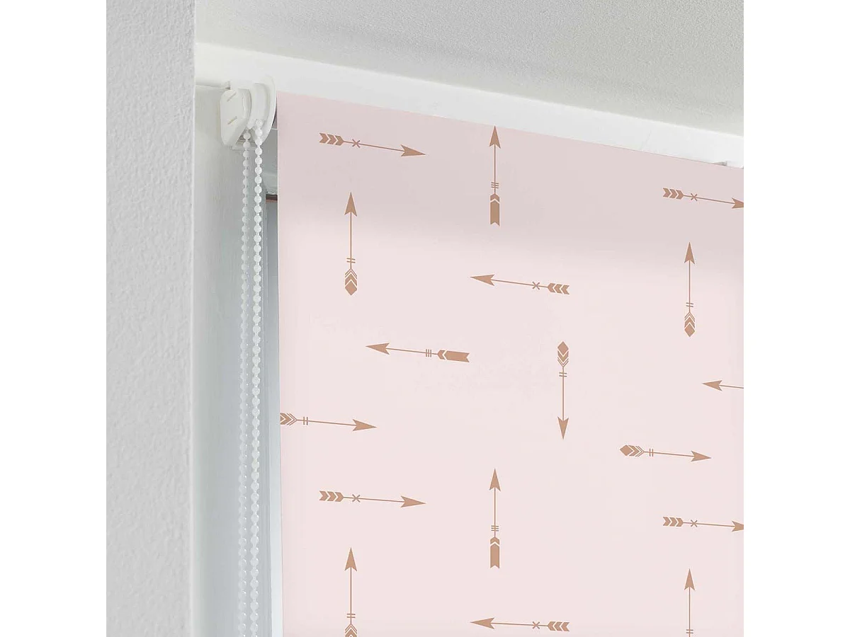 Store Enrouleur Tamisant "Flechaline" 120x180cm Rose