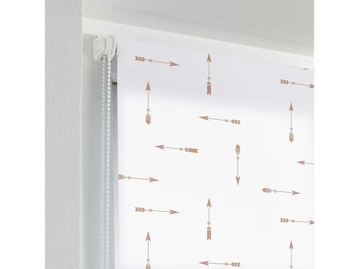 Store Enrouleur Tamisant "Flechaline" 60x90cm Blanc