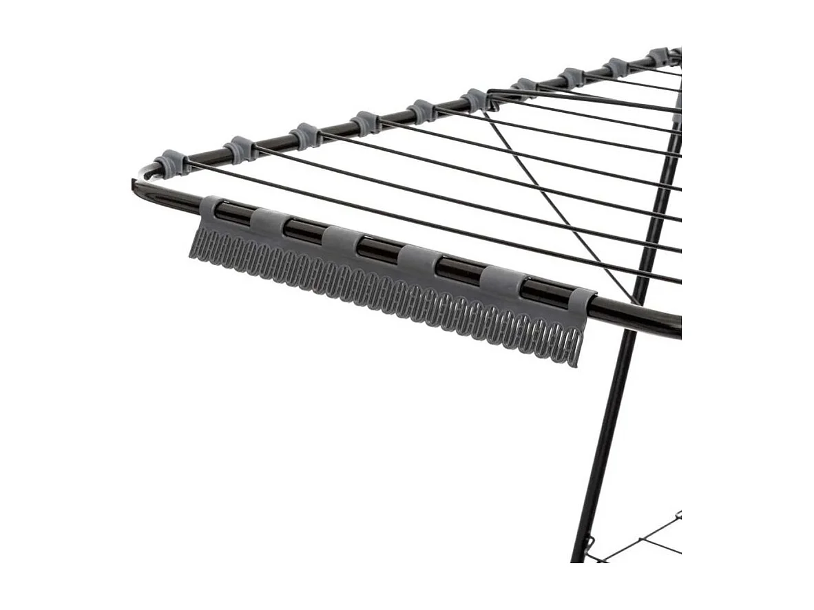 Étendoir à Linge Pliable "Mojave" 160cm Noir