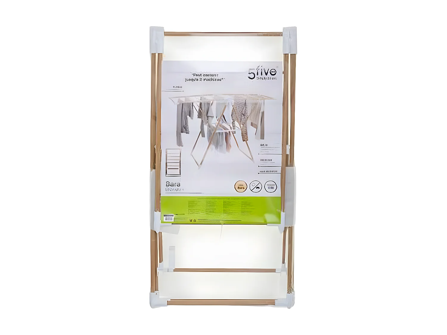 Étendoir à Linge "Bara" 20m Naturel