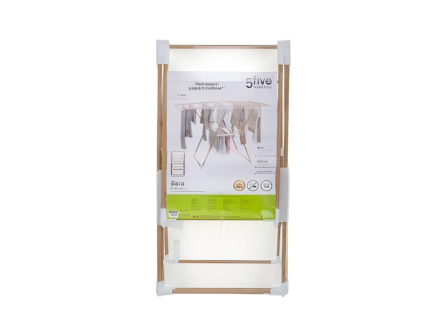 Étendoir à Linge "Bara" 20m Naturel