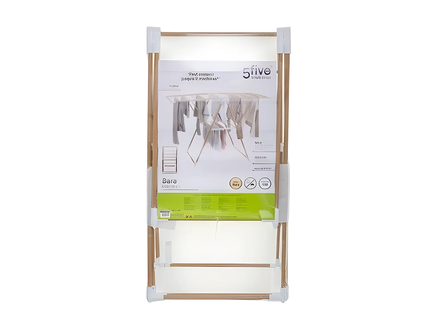 Étendoir à Linge "Bara" 20m Naturel