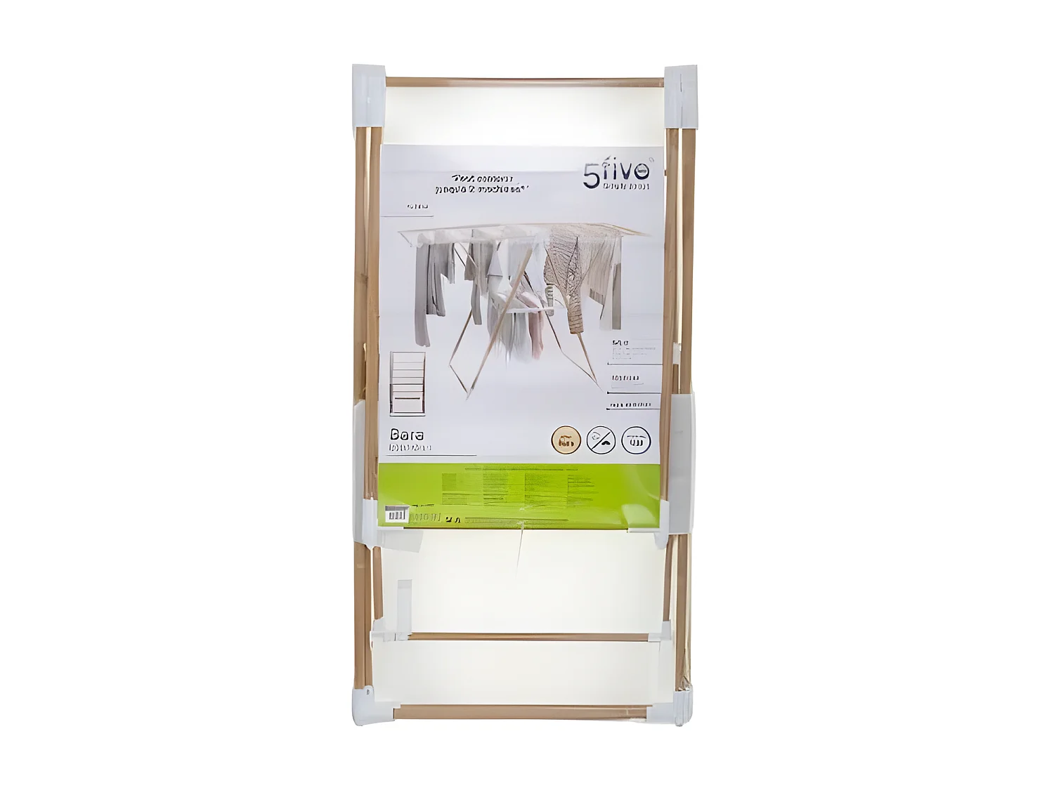 Étendoir à Linge "Bara" 20m Naturel