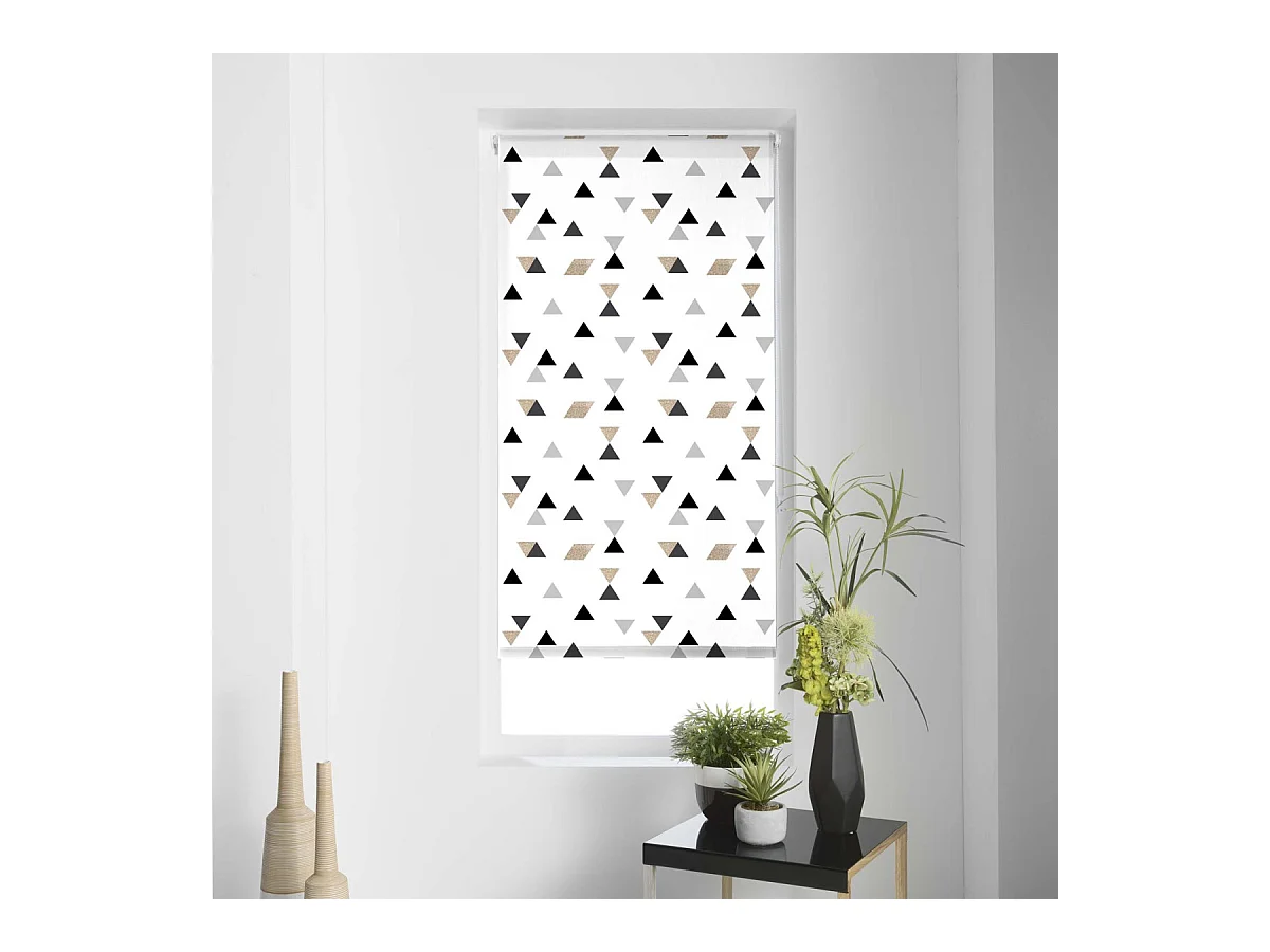 Store Enrouleur Tamisant "NY Cuivre" 60x180cm Blanc